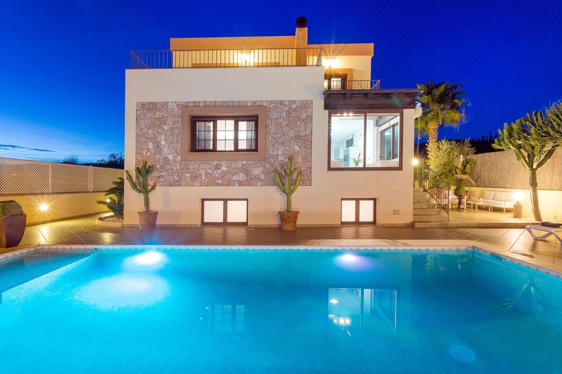 Villa Campo Sol Ibiza stad Exteriör bild